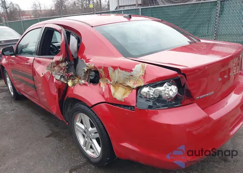 2012 Dodge Avenger Sxt z USA, uszkodzony, nr VIN 1C3CDZCB9CN196194